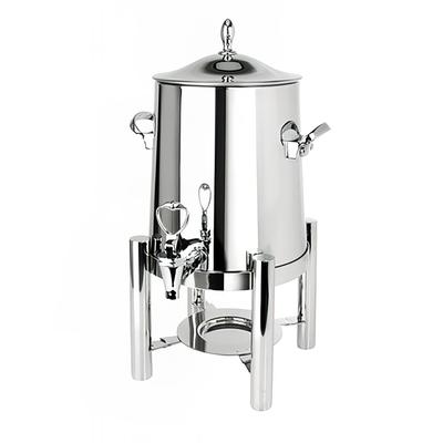 Eastern Tabletop 3123 3 gal Low Volume Dispenser Coffee Urn w/ 1 Tank, Chafing Fuel, Silver