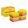 Post-it Super Sticky Haftnotizblock 48 x 48 mm »Carnival Collection«, 12 Stück gelb