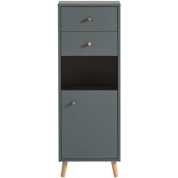 Möbelpartner Highboard »Bjarne« 113 cm grün, 40x113.4x33.1 cm