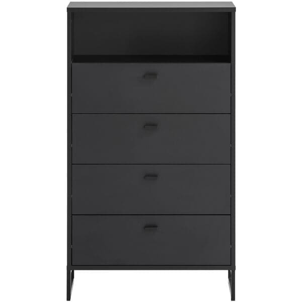Möbelpartner Kommode »Janne« schwarz, 60.2x103.9x33.1 cm Image