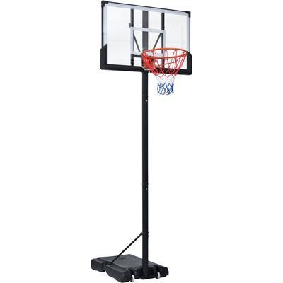 Portable Basketball Hoop Adjustable Height From 4.76 to 10 ft