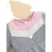 Casual Colorblock Round Neck A Line Long Sleeve Multicolor Baby Dresses (Baby s)