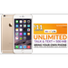 Pre-Owned iPhone 6 Plus 16GB Gold Unlocked + Speed Talk Sim Card $18 a month Unlimited No Contract (Refurbished: Good)