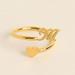 Kayannuo Rings Christmas Clearance Gold Initial Letter Rings For Women Girls Open Letter Ring Stackable Alphabet Ring Jewelry Gifts For For Mum Her Wife Girlfriend Gifts for Women Men