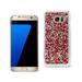 [Pack Of 2] REIKO SAMSUNG GALAXY S7 EDGE JEWELRY BLING RHINESTONE CASE IN RED