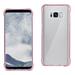 [Pack Of 2] Reiko Samsung Galaxy S8 Clear Bumper Case With Air Cushion Protection In Clear Hot Pink