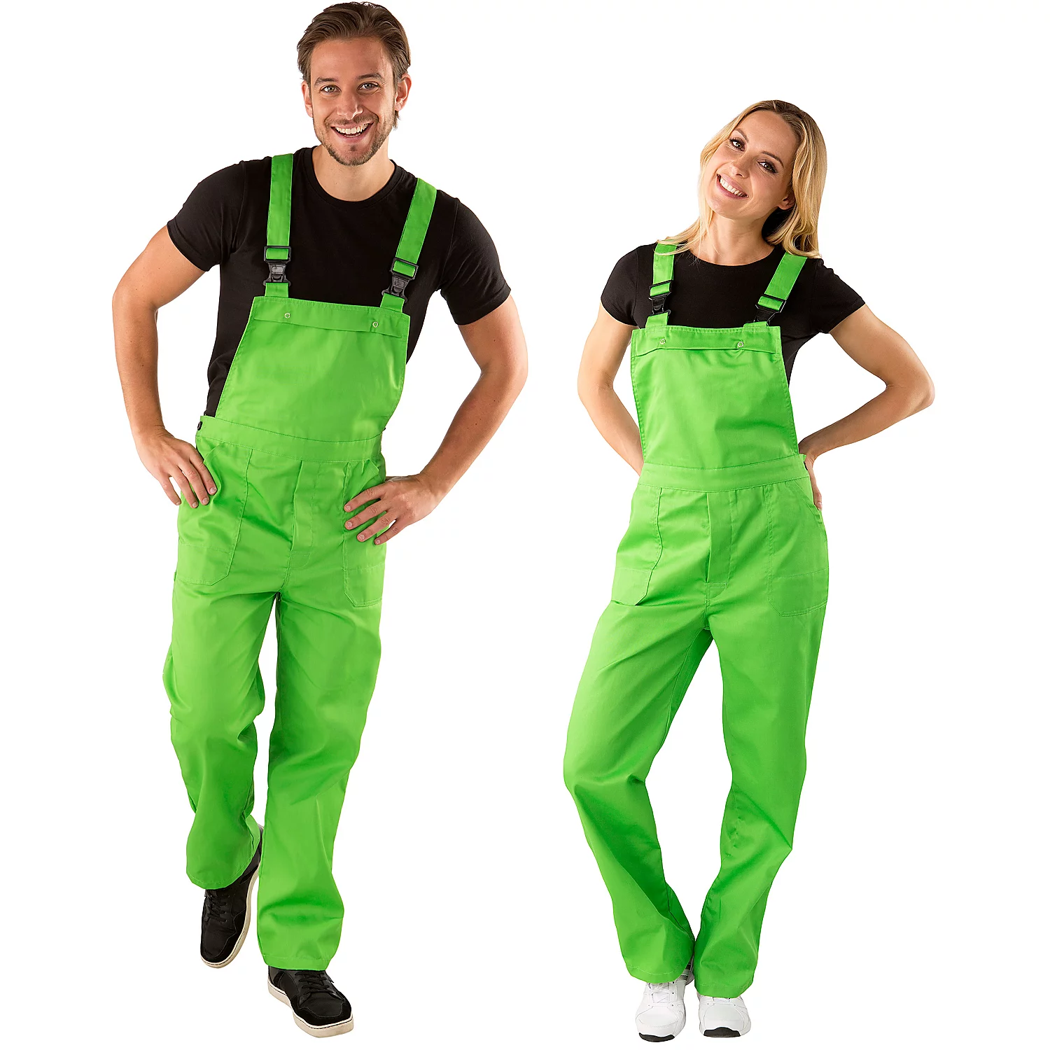Latzhose unisex, grün