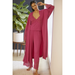 Anthropologie Intimates & Sleepwear | New Anthropologie Pink Ilia Maxi Boho Robe - Size M/L | Color: Pink | Size: M/L