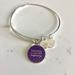 Disney Jewelry | Disney “Believing Is Just The Beginning” Bracelet | Color: Purple/Silver | Size: Os