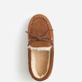 J. Crew Shoes | Crewcuts Kids' Faux-Shearling Lodge Slippers | Color: Brown/Cream | Size: 13b