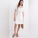 Madewell Dresses | Madewell Linen Cotton Puff Sleeve Mini Dress Size 6 | Color: White | Size: 6