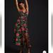 Anthropologie Dresses | Nwt Anthropologie Maeve Floral Cinched Dress Xs | Color: Black/Pink | Size: Xs