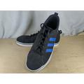 Adidas Shoes | Adidas Forum Shoes Spg 753001 Shoes Black Shoes With Blue Accent Lines Size 9 | Color: Black/Blue | Size: 9