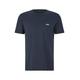 BOSS Herren T-Shirt TEE CURVED mit Bio-Baumwolle, marine, Gr. XXL