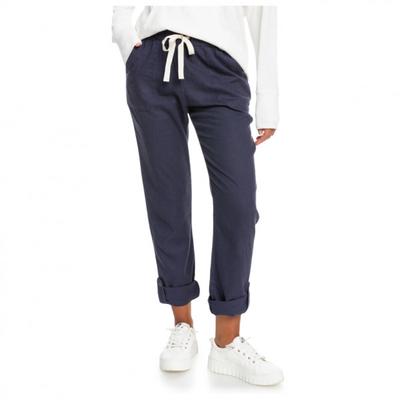Roxy - Women's On The Seashore Linen Cargo Trousers - Freizeithose Gr M blau Image