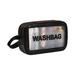 1/3/6Pcs Travel Clear Cosmetic Bag Letters Waterproof Makeup Pouch Organizer