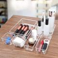 16pcs Vanity Drawer Organizer Transparent Drawer Insert Storage Box for Small Things Organizer