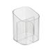 2PC iDesign Clear Plastic Cosmetic Organizer