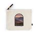 Canyonville Oregon Mountains and Sunset Contour (100% Cotton Canvas Travel Accessory Go Bag)