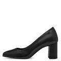 Tamaris COMFORT Damen Pumps aus Leder Spitz Comfort Fit, Schwarz (Black), 39 EU