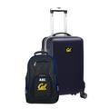 MOJO Navy Cal Bears Personalized Deluxe 2-Piece Backpack & Carry-On Set