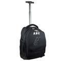 MOJO Black San Antonio Spurs 19'' Personalized Premium Wheeled Backpack