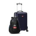 MOJO Navy San Francisco 49ers Personalized Deluxe 2-Piece Backpack & Carry-On Set