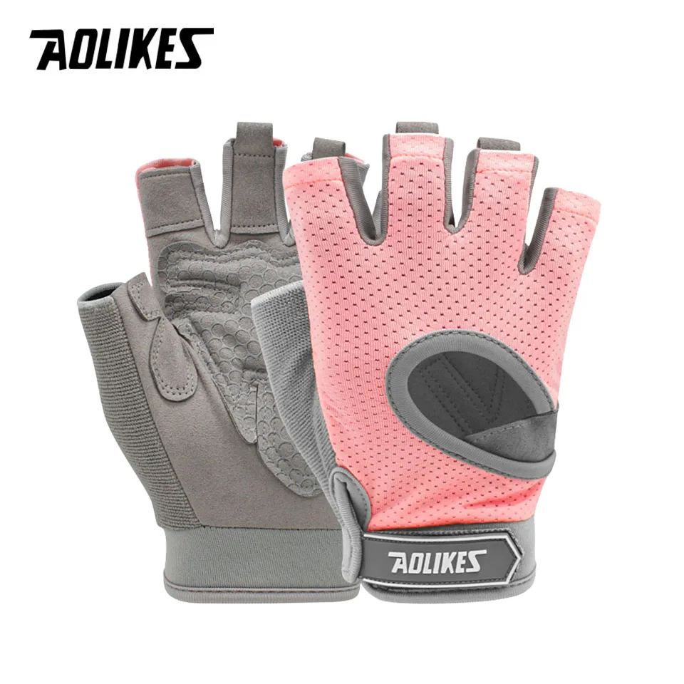 AOLIKES – gants de sport respirants, 1 paire, pour musculation, Fitness, haltère