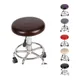 Juste de Protection artificiel astique en Cuir PU pour Tabouret Rond Imperméable pour Bar Salon