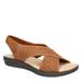 Easy Street Claudia - Womens 7.5 Tan Sandal Medium