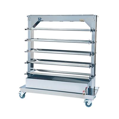 Rotisol USA RACK10975 Spit Rack for 10 Spits for GrandFlame 975/950 & MasterFlame 975 Rotisseries, Stainless Steel