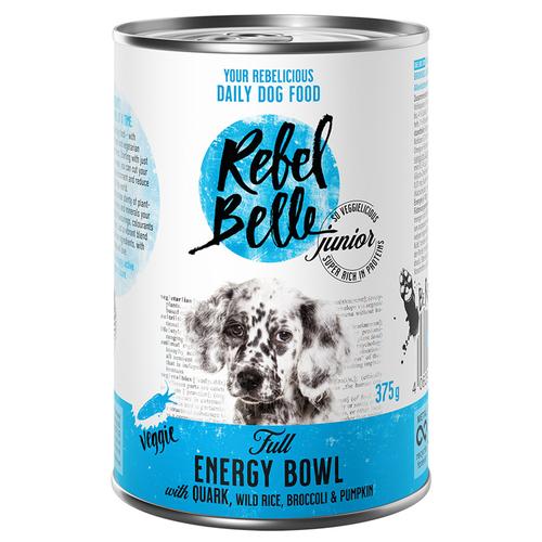 12 x 375 g Sparpaket Junior Full Energy Bowl - veggie Rebel Belle Hundefutter nass