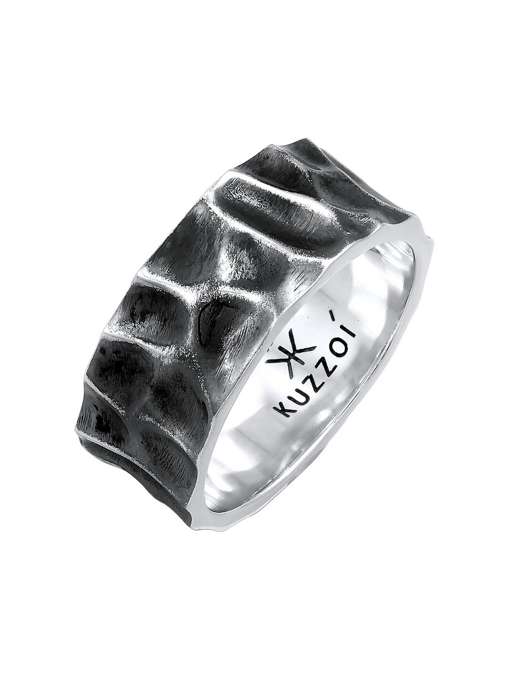 KUZZOI Ring Herren silber, 62 Image