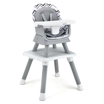 Costway 6-in-1 Convertible Baby High Chair with Ad...