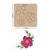 Flower Cutting Dies Diy Craft Leather Mold Scrapbooking Suitable For Common Big Shot And Sizzix Machines