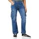 Enzo Herren Ez404 Loose Fit Jeans, Blau (Mid Stonewash MSW), 44W / 32L