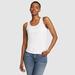 Eddie Bauer Plus Size Women's Favorite Scoop-Neck Tank Top- White - Size 2X