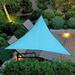 Naierhg 3/4/6m Outdoor Triangle Sun Shelter Sunshade Canopy Garden Patio Camping Awning Orange