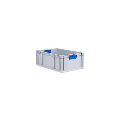 PROREGAL Eurobox NextGen Color | HxBxT 22x40x60cm | 44 Liter | Griffe blau geschlossen | Verstärkter Boden | Eurobehälter Image
