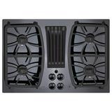 GE Profile™ Natural Gas Cooktop w/ 4 Burners in Black | 2.19 H x 21.88 W x 29.75 D in | Wayfair PGP9830DRBB