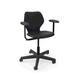 KI Furniture Intellect Wave Task Chair Upholstered in Black | 35.5 H x 26.5 W x 24.5 D in | Wayfair IWPD18AUB.1KIN.PND.S