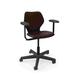 KI Furniture Intellect Wave Task Chair Upholstered in Black | 35.5 H x 26.5 W x 24.5 D in | Wayfair IWPD18AUB.1ZCE.PBL.S