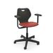 KI Furniture Intellect Wave Task Chair - Large Upholstered Seat w/ Arms - IWPD18AUS.S in Black/Brown | 35.5 H x 26.5 W x 24.5 D in | Wayfair