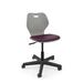 KI Furniture Intellect Wave Task Chair Plastic/Metal/Fabric in Gray/Black/Brown | 35.5 H x 24.5 W x 24.5 D in | Wayfair IWPD18US.1KGE.PWG.S