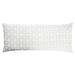 Kevin O'Brien Studio Tile Large Rectangle Pillow Cover & Insert /Down/Feather/Velvet/Linen in Gray | 16 H x 36 W x 6 D in | Wayfair TLP-WG-1636