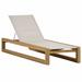 Summer Classics Bali 81.9" Long Reclining Teak Single Chaise w/ Cushions Wood/Solid Wood in Brown | 36.88 H x 29 W x 81.88 D in | Outdoor Furniture | Wayfair