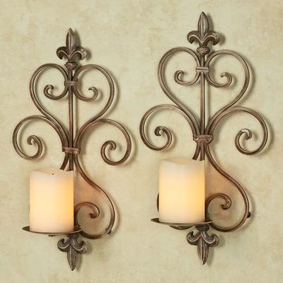 Charles Wall Sconce Pair Taupe, Pair, Taupe