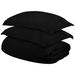 Latitude Run® 100% Cotton 300 TC Modern & Contemporary 3 Piece Duvet Cover Set Cotton Sateen in Black | King/California King | Wayfair