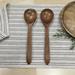 Loon Peak® Fermo Set Of 2 Babool Wood Salad Servers Wood Flatware/Wood in Brown | 2.5 W in | Wayfair EBBF9F230C344247A424E731E4F86FCC