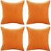 Latitude Run® Polyester Throw Square Pillow Cover Polyester in Orange | 18 H x 18 W x 2 D in | Wayfair 6CC1BAA21EA74D3BA6EBF0F23D88F829